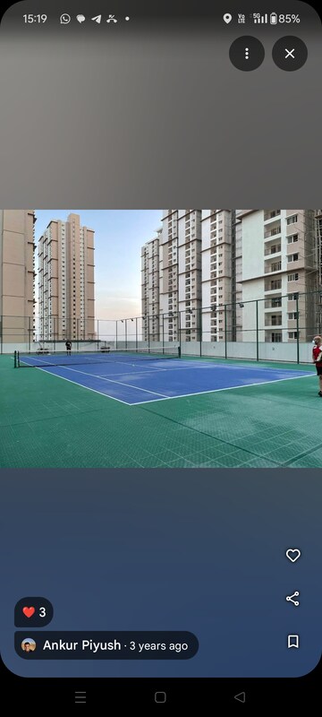 Swimming Pool in 3 BHK Apartment at Prestige High Fields, Gachibowli – for Rent