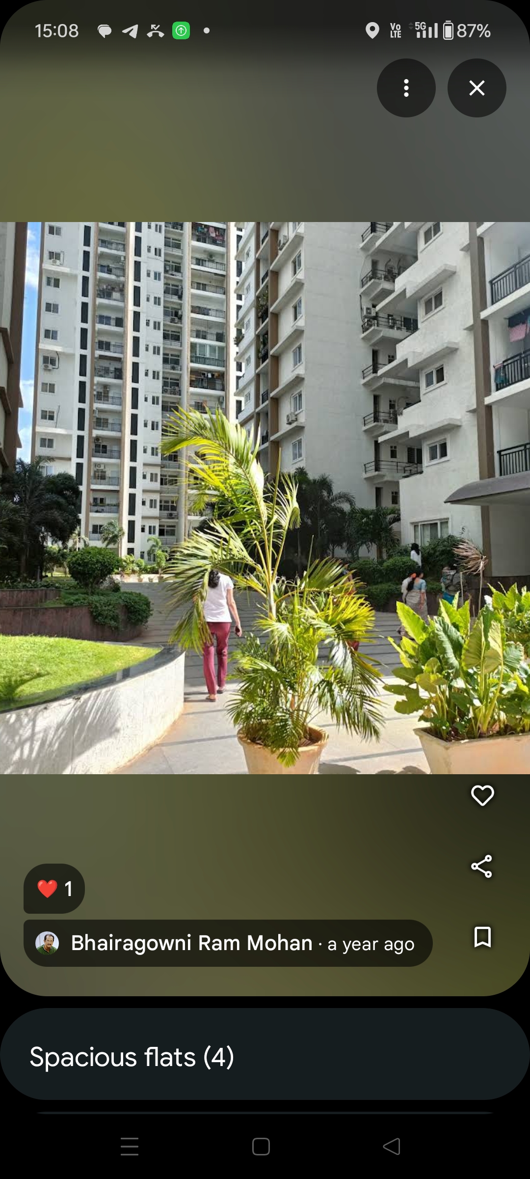 3 BHK + Pooja Room Apartment For Rent in SMR Vinay Iconia Hyderabad