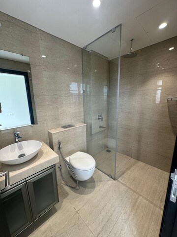 Bathroom in 3 BHK Apartment at Oberoi Maxima, Andheri East – for Rent
