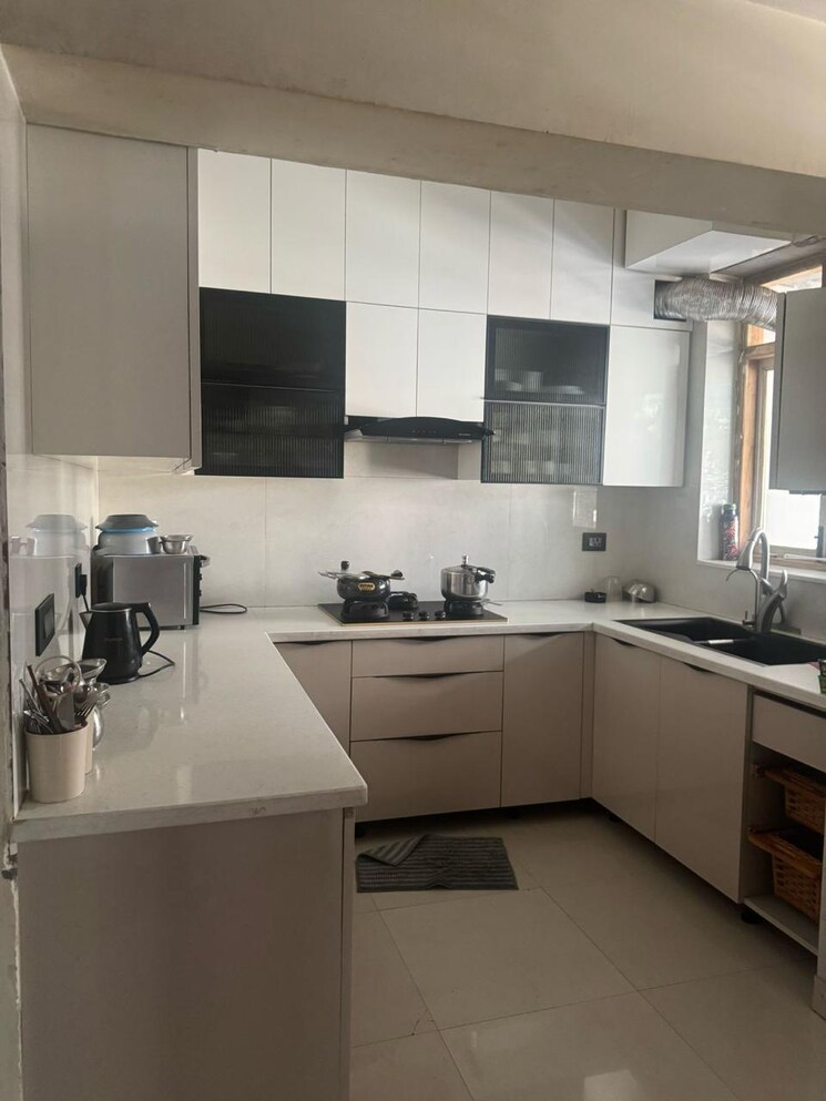 Kitchen, ss-the-lilac 3 Bedroom 1600 Sq.Ft. Builder Floor In Sector 49 Gurgaon 8684908