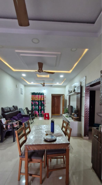 Living Room in 3 BHK Builder Floor at Kondapur – for Rent