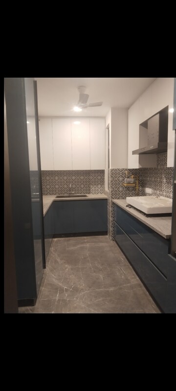 Kitchen in 3 BHK Builder Floor at South Extension ii – for Rent