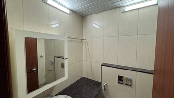 Bathroom in 3 BHK Apartment at L&T Raintree Boulevard, Hebbal – for Rent