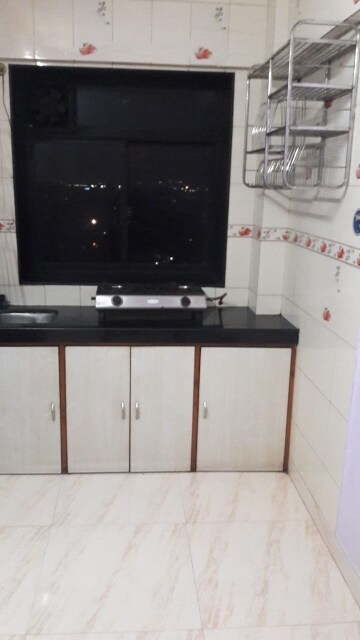 Kitchen in 1 RK Apartment at Bindra Complex, Andheri East – for Rent
