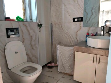Bathroom in 3 BHK Apartment at Enpar Lotus 101 Worli Residences, Lower Parel – for Rent