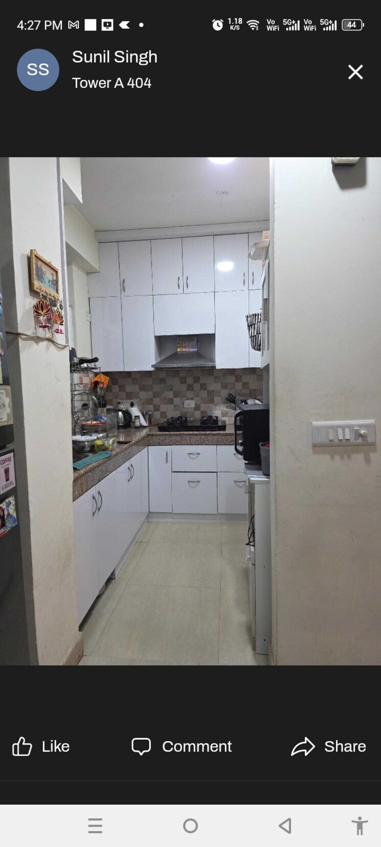 Kitchen, afowo-raksha-addela 2 Bedroom 1080 Sq.Ft. Apartment In Sector 16c Greater Noida Greater Noida 8685599