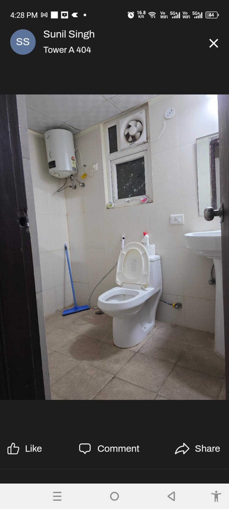 Bathroom, afowo-raksha-addela 2 Bedroom 1080 Sq.Ft. Apartment In Sector 16c Greater Noida Greater Noida 8685599