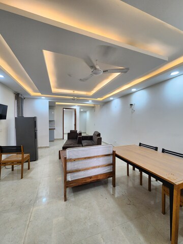 Staircase in 3 BHK Builder Floor at Chattarpur – for Rent