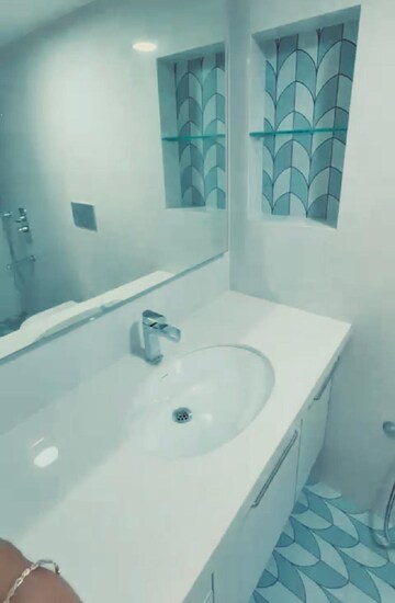 Bathroom in 2 BHK Apartment at Bandra West – for Rent