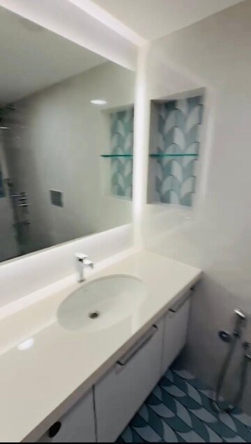 Bathroom in 2 BHK Apartment at Bandra West – for Rent