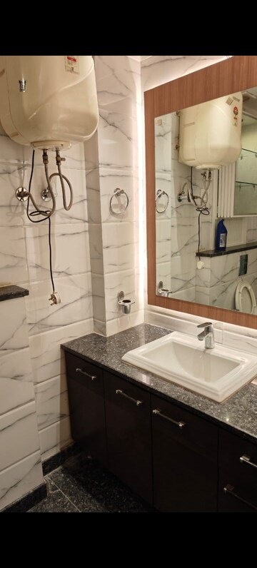Bathroom in 3 BHK Builder Floor at Safdarjung Enclave – for Rent