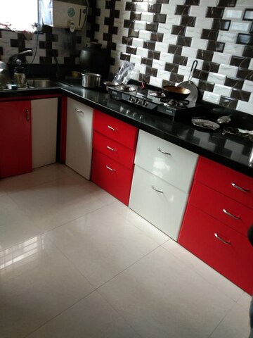 Kitchen in 1 BHK Apartment at Vanaz Corner, Kothrud – for Rent