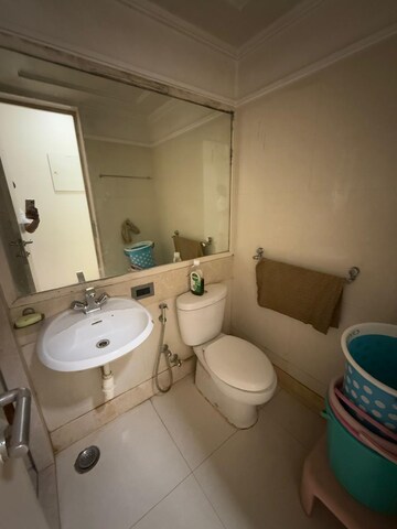 Bathroom in 3 BHK Apartment at Hiranandani Meadows, Manpada – for Sale
