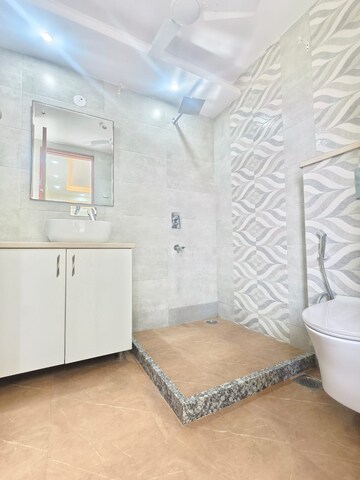 Bathroom in 3 BHK Builder Floor at Palam Vihar – for Rent