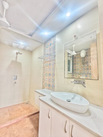 Bathroom in 3 BHK Builder Floor at Palam Vihar – for Rent