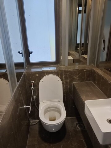 Bathroom in 3 BHK Apartment at Lodha Trump Tower, Worli – for Rent