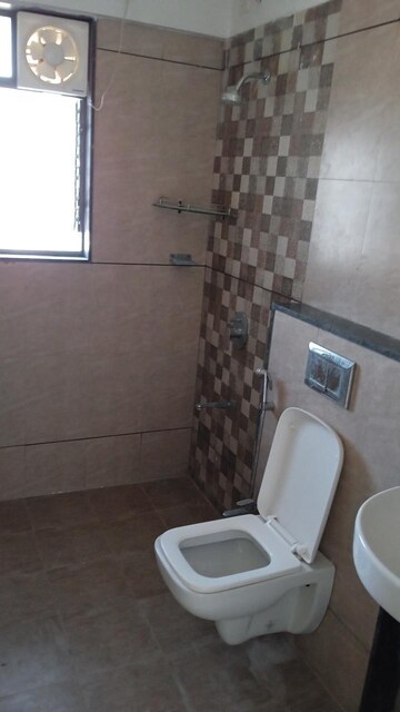 Bathroom in 3 BHK Apartment at Rohan Madhuban Phase 2, Bavdhan – for Rent