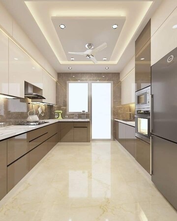 Kitchen in 3 BHK Builder Floor at Prashant Vihar – for Sale