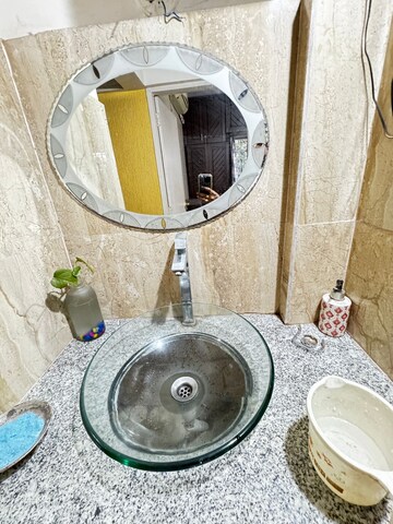 Bathroom in 3 BHK Builder Floor at Raj Nagar Sector 5 – for Rent