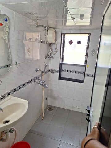 Bathroom in 1 BHK Apartment at Manish Darshan Andheri, Andheri East – for Rent