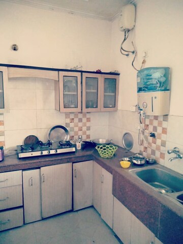 Kitchen in 3 BHK Builder Floor at Dhakoli – for Rent