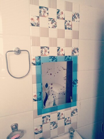 Bathroom in 3 BHK Builder Floor at Dhakoli – for Rent