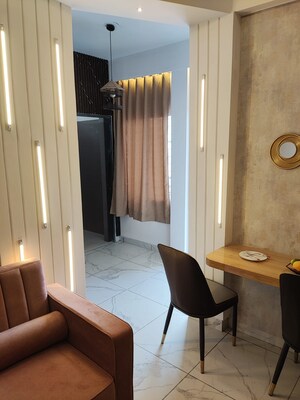 Living Room in 1.5 BHK Apartment at Ab Bypass Road – for Sale