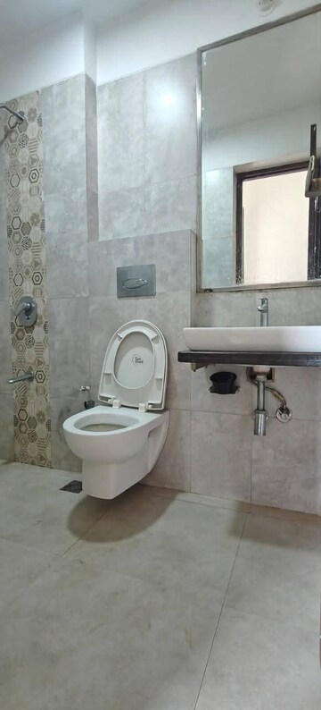 Bathroom in 2 BHK Apartment at Omkar Ananta, Goregaon East – for Rent