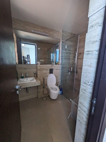 Bathroom in 3 BHK Apartment at Raheja Imperia, Worli – for Rent