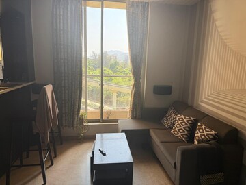 Living Room in 2 BHK Apartment at One Hiranandani Park, Ghodbunder Road – for Rent