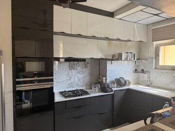 Kitchen in 2 BHK Apartment at One Hiranandani Park, Ghodbunder Road – for Rent