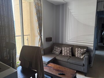 Living Room in 2 BHK Apartment at One Hiranandani Park, Ghodbunder Road – for Rent
