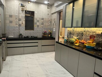 Kitchen in 3 BHK Apartment at Raymond Realty Phase II, Pokhran Road No Two – for Rent