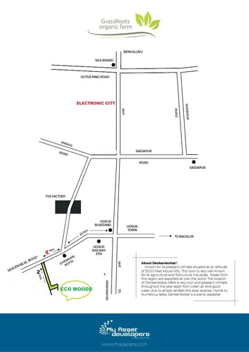  Plot For Sale in Denkanikotta rd