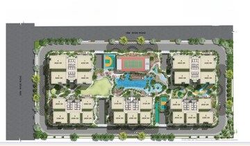 Master Plan in 3.5 BHK Apartment at GHR The Cascades Neopolis, Kokapet – for Sale