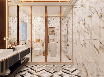 Attached Bathroom in 3.5 BHK Apartment at GHR The Cascades Neopolis, Kokapet – for Sale