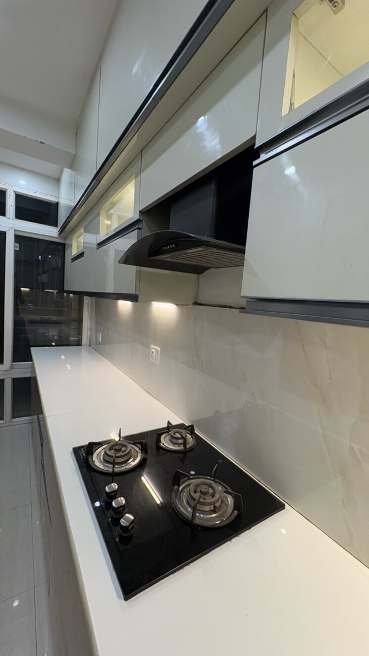 Kitchen, paarth-aadyant 3 Bedroom 1900 Sq.Ft. Apartment In Sushant Golf City Lucknow 8687773