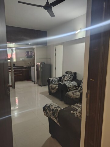 Living Room in 1 RK Apartment at Gera Shrishti, Wagholi – for Rent