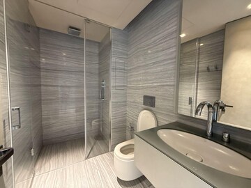 Bathroom in 4 BHK Apartment at Lodha The World Towers World One Tier 2, Worli – for Rent