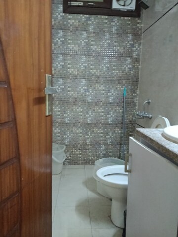 Bathroom in 2 BHK Builder Floor at Malviya Nagar – for Rent