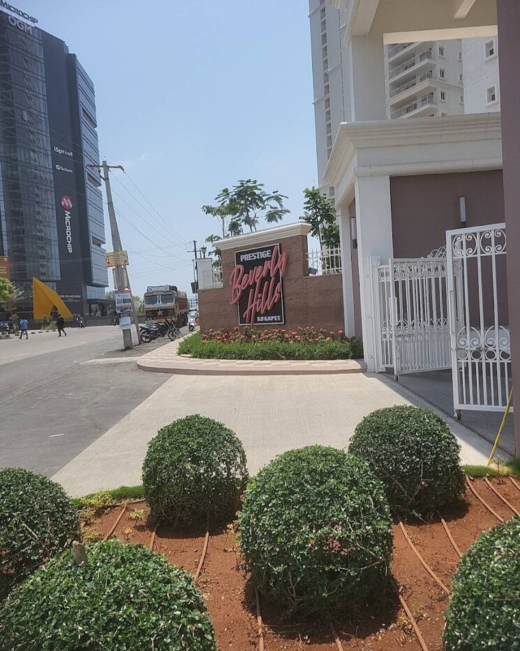 Garden, prestige-beverly-hills 3 Bedroom 2124 Sq.Ft. Apartment In Kokapet Hyderabad 8687879