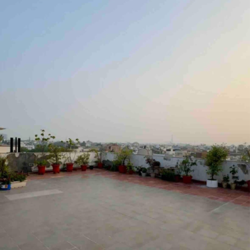 Terrace in 4 BHK Builder Floor at Kailash Colony – for Rent