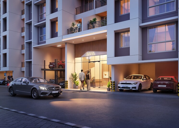  Parking, charms-global-city 1 Bedroom 418 Sq.Ft. Apartment In Ambernath East Thane 8687917