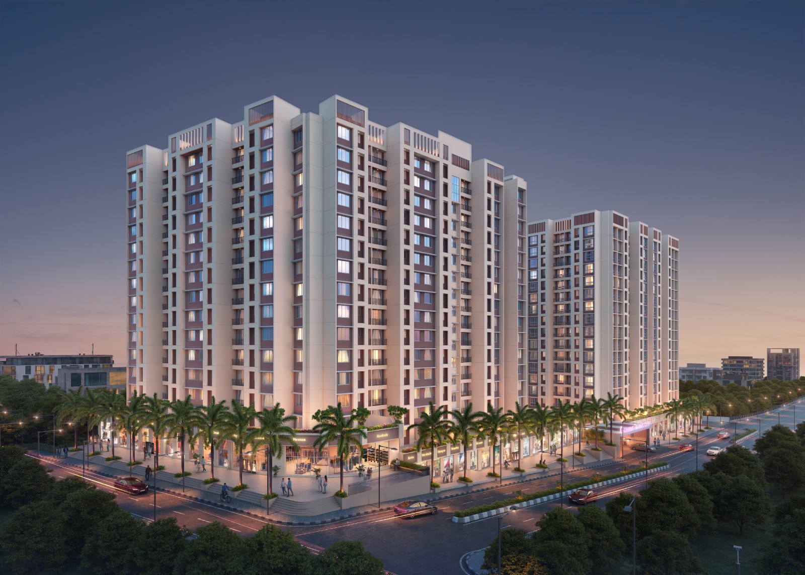 1 BHK Apartment For Sale in Charms Global City