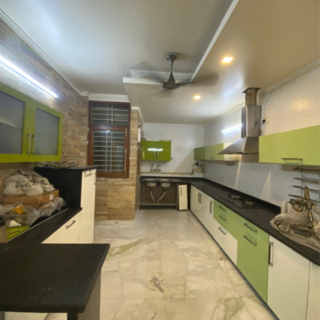Kitchen in 3 BHK Builder Floor at Malviya Nagar – for Rent