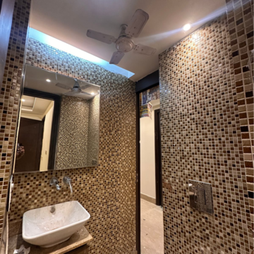 Bathroom in 4 BHK Builder Floor at East Of Kailash – for Rent