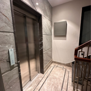 Staircase in 3 BHK Builder Floor at Greater Kailash I – for Sale