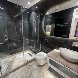 Bathroom in 3 BHK Builder Floor at Greater Kailash I – for Sale