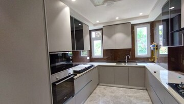 Kitchen in 4 BHK Builder Floor at Sarvodaya Enclave – for Rent