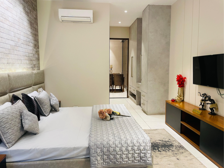 Bedroom, allwin-el-spazia 3 Bedroom 1638 Sq.Ft. Apartment In Nagla Road Zirakpur 8688005